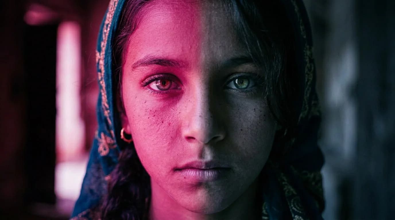 Portrait with dramatic lighting — personalized AI scene generation