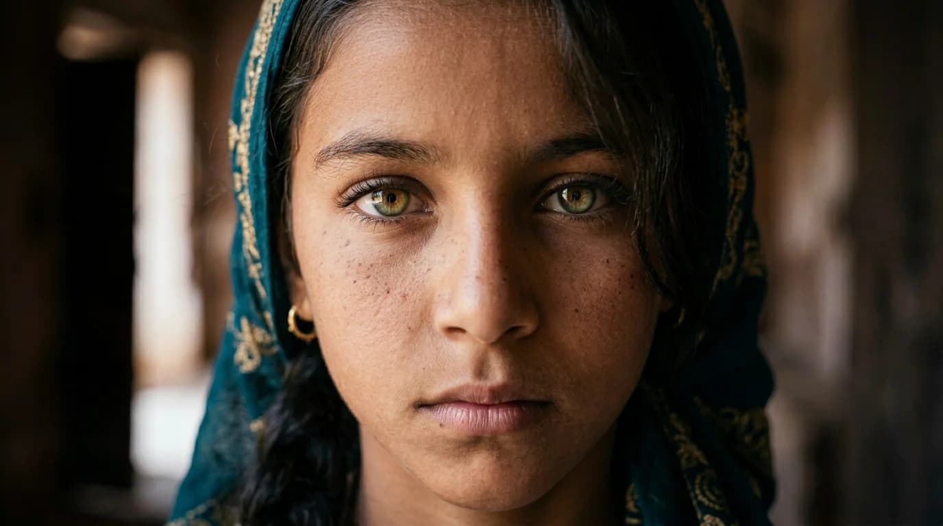 Realistic portrait — trained face profile with personalized AI