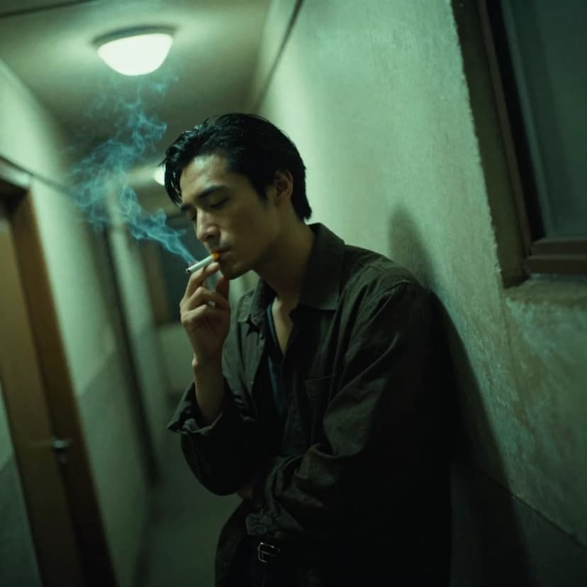 Wong Kar-wai style Hong Kong scene